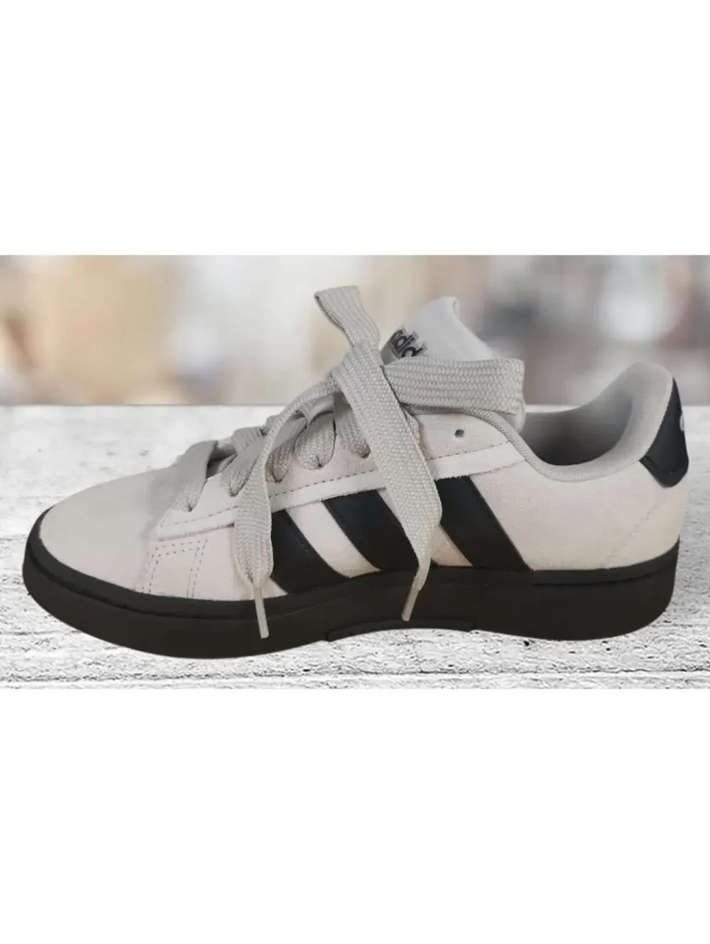 Adidas Mens Grand Court Alpha 00s Men’s Gray Black Shoes Size 8.5 IH1287 NWB